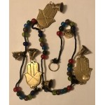 Hanging Wind Chime Bronze Hamsa 